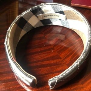 Burberry leather headband
